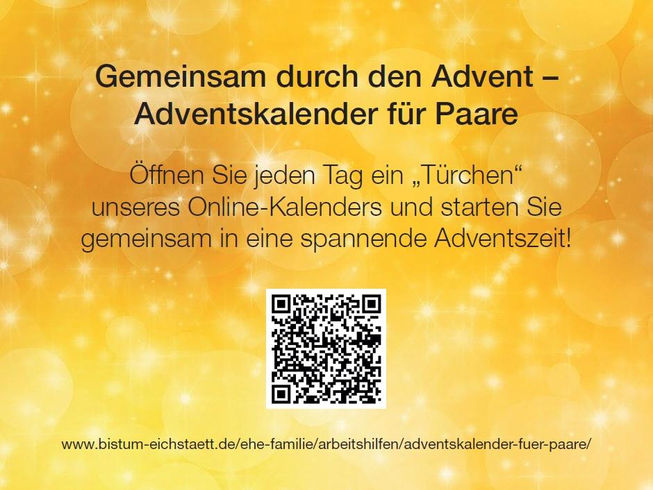 Adventskalender Flyer (c) Bistum Eichstätt