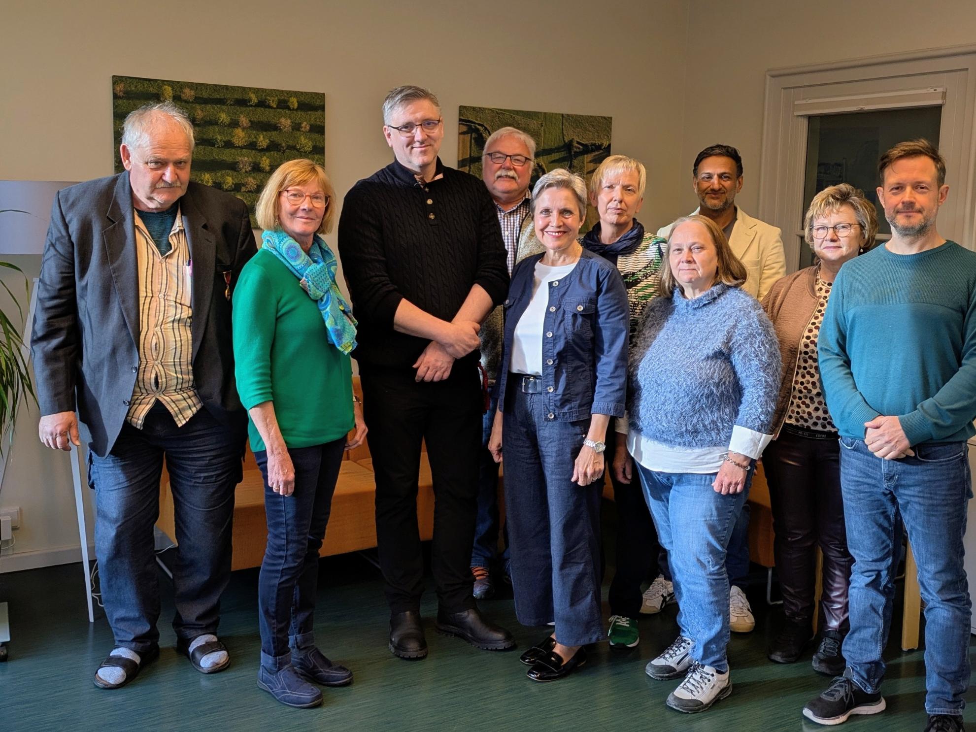 Delegation des Diözesanfamilienrats beim Gespräch mit Alexander Pfister (dritter von links) (c) Anja Sauer