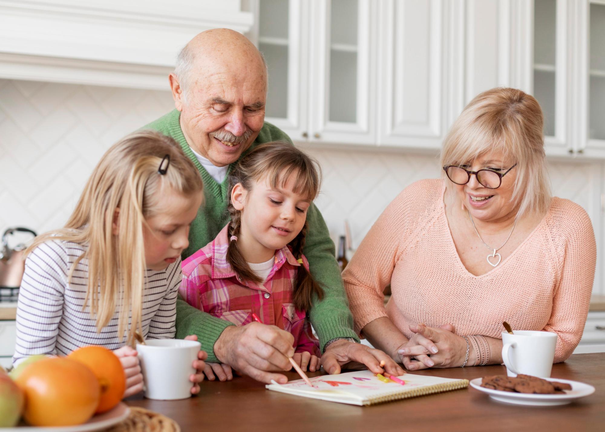 Zeit mit Oma und Opa verbringen
