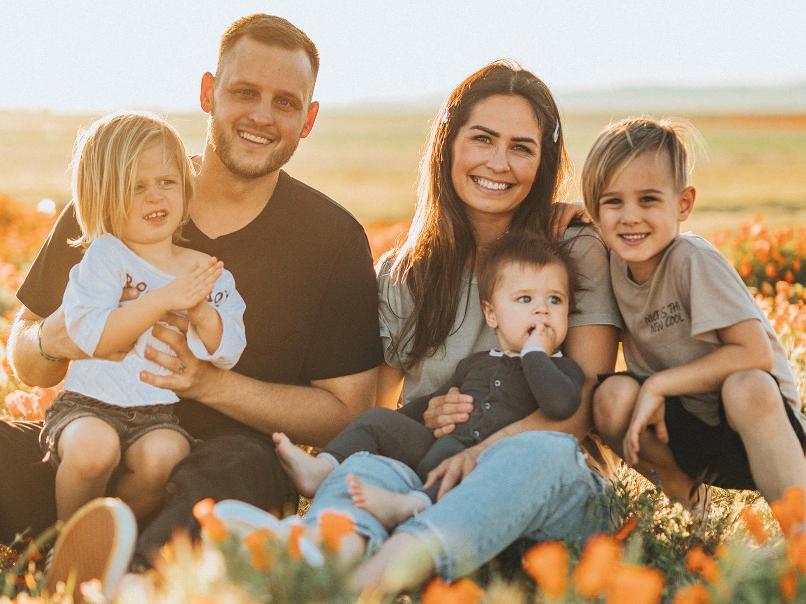 Glückliche Familie