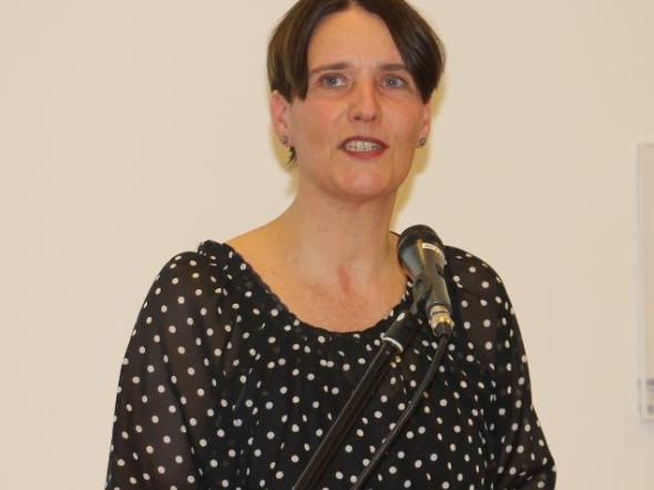 Buchautorin Kristina Vaillant kritisierte das ungerechte Rentensystem. (c) Christiane Dillig